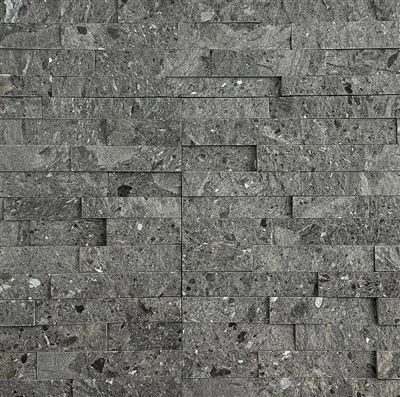 Kamenné panely Ledger Stohované kamenné panely Čierna farba JRF-052